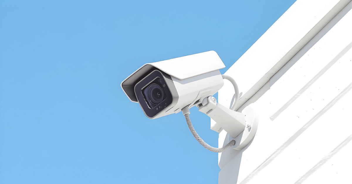 CCTV Camera mounted to a wall