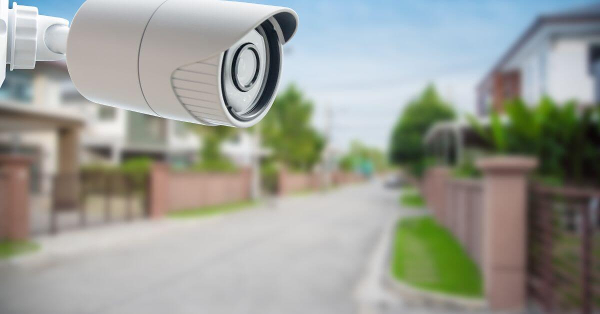 CCTV Camera outside a house