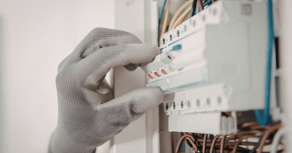 Breaker switch on a DB Board