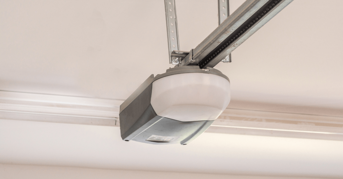Garage door motor for different door types